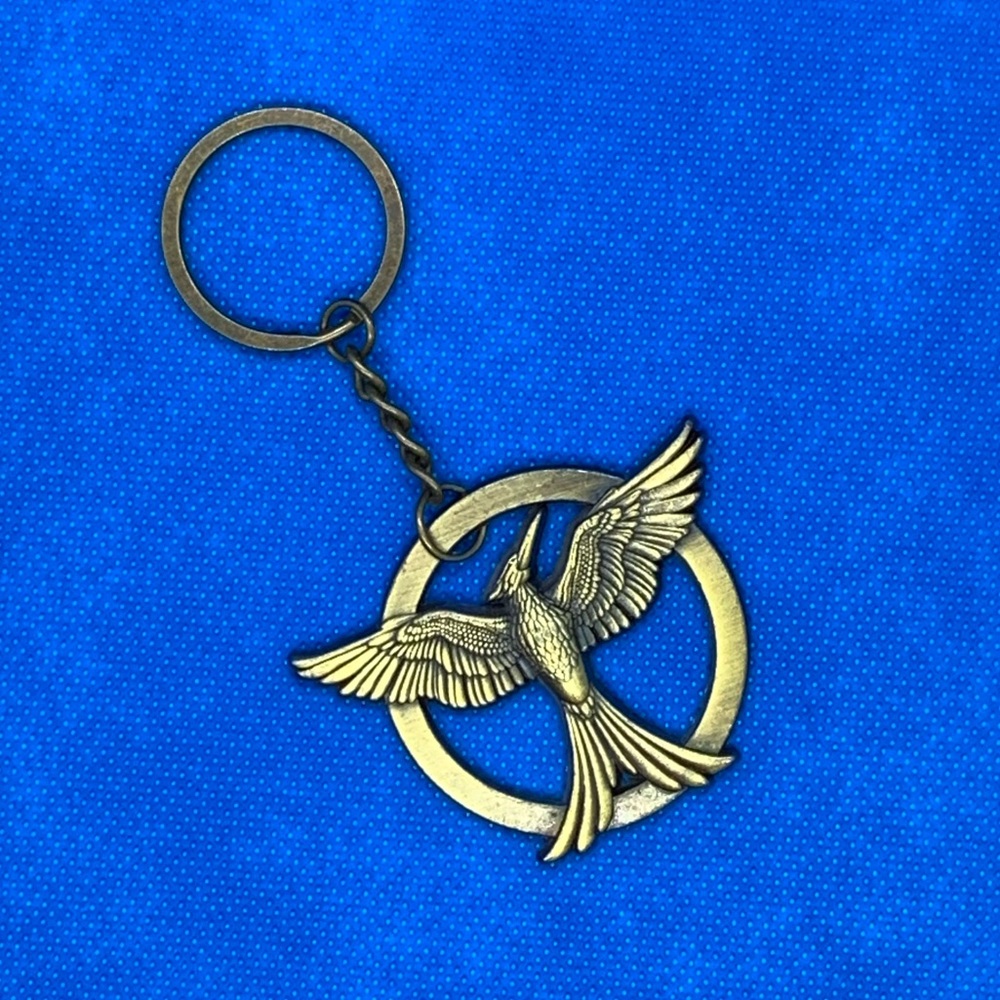The Hunger Games Book and Movie The Mocking Jay Keychain